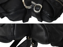 画像をギャラリービューアに読み込む, CHROME HEARTS クロムハーツ BSフレア 3WAY リュックサック ショルダーバッグ ダガージップ ブラック シルバー925 レザー 美品 中古 4c071259 