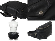 画像をギャラリービューアに読み込む, CHROME HEARTS クロムハーツ BSフレア 3WAY リュックサック ショルダーバッグ ダガージップ ブラック シルバー925 レザー 美品 中古 4c071259 