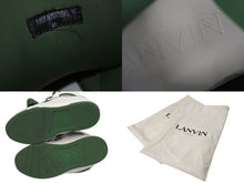 Load image into Gallery viewer, LANVIN curb sneaker ライバン カーブ スニーカー サイズ40 25cm グリーン ホワイト ポルトガル製 美品 中古 4c071260