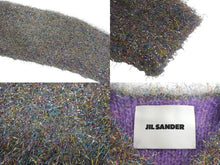 Load image into Gallery viewer, 極美品 JIL SANDER metalic knit sweater メタリック ニット セーター サイズ34 ポリエスタル J03GP0123 4c071315