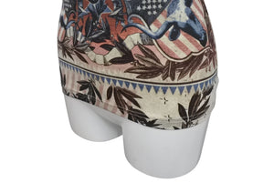 極美品 Jean Paul GAULTIER ジャンポールゴルチェ パワーネットカウガールハイネックカットソー 40 アイボリー 中古 4c071316 