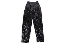Load image into Gallery viewer, 極美品 ISABEL MARANT ÉTOILE イザベル マラン エトワール ティティアン スパンコール メッシュ テーパードパンツ 中古 4c071334