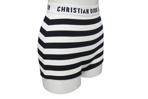 CHRISTIAN DIOR クリスチャンディオール ブリーフ ストレッチ レーヨン サイズXS ボーダー 美品 中古 4c071339