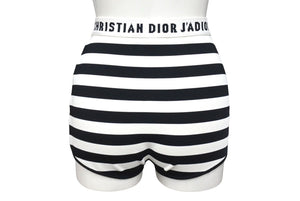 CHRISTIAN DIOR クリスチャンディオール ブリーフ ストレッチ レーヨン サイズXS ボーダー 美品 中古 4c071339