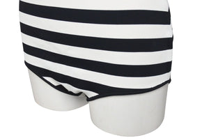 極美品 CHRISTIAN DIOR striped bodysuit クリスチャンディオール 春 2018 ボーダー ボディスーツ サイズS 中古 4c071346