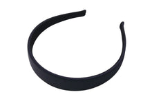 Load image into Gallery viewer, ALEXANDRE DE PARIS アレクサンドル ドゥ パリ カチューシャ ヘアアクセサリー フランス製 サテン ネイビー 美品 中古 4c071366