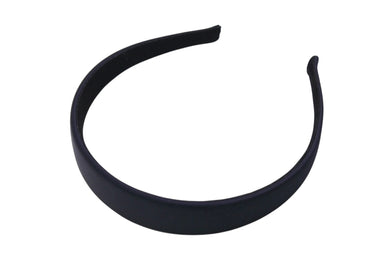 ALEXANDRE DE PARIS アレクサンドル ドゥ パリ カチューシャ ヘアアクセサリー フランス製 サテン ネイビー 美品 中古 4c071366