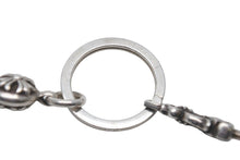 Load image into Gallery viewer, CHROME HEARTS クロムハーツ ダガーチャーム キーリング クロスボール 重量約67.0g シルバー925 3ボール STERLING刻印 美品 中古 4c071380