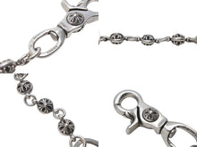 Load image into Gallery viewer, CHROME HEARTS クロムハーツ ダガーチャーム キーリング クロスボール 重量約67.0g シルバー925 3ボール STERLING刻印 美品 中古 4c071380