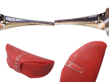 Load image into Gallery viewer, PRADA SPORTS プラダ スポーツ サングラス メガネ SPR54G イタリア製 プラスチック メタル ブラウン ゴールド金具 美品 中古 4c071386
