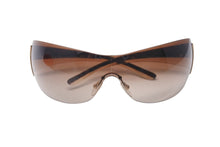 Load image into Gallery viewer, PRADA SPORTS プラダ スポーツ サングラス メガネ SPR54G イタリア製 プラスチック メタル ブラウン ゴールド金具 美品 中古 4c071386