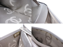 Load image into Gallery viewer, CHANEL シャネル カンボンライン 長財布 ココマーク 14番台 レザー ブラック グレー レザー 美品 中古 4c071407