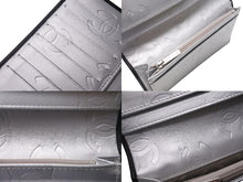 Load image into Gallery viewer, CHANEL シャネル カンボンライン 長財布 ココマーク 14番台 レザー ブラック グレー レザー 美品 中古 4c071407