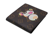 Load image into Gallery viewer, LOUIS VUITTON ルイヴィトン ポルト ビエ カルト クレディ モネ M61666 二つ折り財布 村上隆 モノグラムパンダ 美品 中古 4c071409