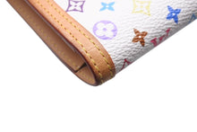 Load image into Gallery viewer, LOUIS VUITTON ルイヴィトン ポルトトレゾール インターナショナル 長財布 M92659 村上隆 ホワイト マルチカラー PVC 美品 中古 4c071410