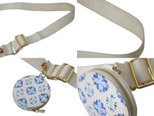 Load image into Gallery viewer, LOUIS VUITTON ルイヴィトン ショルダーバッグ ミュルティ ポシェット アクセソワール モノグラムタイル 2024-2025AW ホワイト ブルー M25374 良品 中古 4c071412