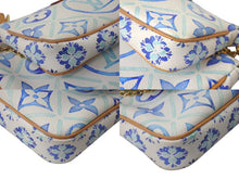 Load image into Gallery viewer, LOUIS VUITTON ルイヴィトン ショルダーバッグ ミュルティ ポシェット アクセソワール モノグラムタイル 2024-2025AW ホワイト ブルー M25374 良品 中古 4c071412