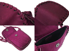 Load image into Gallery viewer, Christian Dior クリスチャンディオール ショルダーバッグ CM0077 トロッター柄 ピンク キャンバス レザー 美品 中古 4c071414