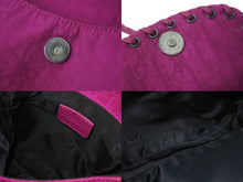 Load image into Gallery viewer, Christian Dior クリスチャンディオール ショルダーバッグ CM0077 トロッター柄 ピンク キャンバス レザー 美品 中古 4c071414