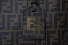 画像をギャラリービューアに読み込む, 極美品 FENDI フェンディ トートバッグ 7VA196 ズッカ柄 総柄 PVC ブラウン アンティークゴールド金具 中古 4c071425 