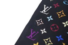 Load image into Gallery viewer, LOUIS VUITTON ルイヴィトン ネクタイ モノグラム マルチカラー イタリア製 シルク ブラック 美品 中古 4c071429