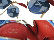 Load image into Gallery viewer, 極美品 LOUIS VUITTON ルイヴィトン ミュルティポシェット アクセソワール アクセサリーポーチ M44990 デニム モノグラム 中古 4c071432