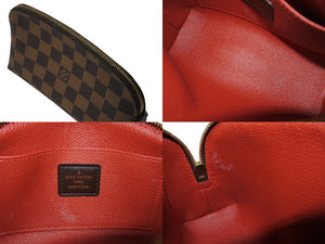 LOUIS VUITTON ルイ ヴィトン ポシェット ダミ キャンバス/レザー エベヌ レディース N47516 美品 中古 4c071439