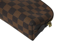 Load image into Gallery viewer, 極美品 LOUIS VUITTON ルイ ヴィトン ポシェット ダミ キャンバス/レザー エベヌ レディース N47516 中古 4c071445