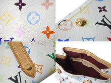 Load image into Gallery viewer, LOUIS VUITTON ルイヴィトン オーレリアMM トートバッグ M40094 村上隆 モノグラムマルチカラー ホワイト 美品 中古 4c071464
