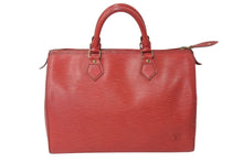 Load image into Gallery viewer, LOUIS VUITTON ルイヴィトン スピーディ30 ハンドバッグ M43007 エピ レザー レッド ゴールド金具 良品 中古 4c071470