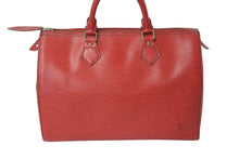 Load image into Gallery viewer, LOUIS VUITTON ルイヴィトン スピーディ30 ハンドバッグ M43007 エピ レザー レッド ゴールド金具 良品 中古 4c071470