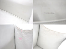 Load image into Gallery viewer, BALENCIAGA バレンシアガ HOURGLASS XS ハンドバッグ 5928331LR6Y9016 ホワイト シルバー金具 美品 4c071477
