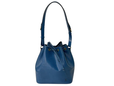 LOUIS VUITTON ルイヴィトン エピ プチノエ ワンショルダーバッグ M44105 エピレザー ブルー ゴールド金具 美品 中古 4c071481