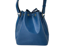 Load image into Gallery viewer, LOUIS VUITTON ルイヴィトン エピ プチノエ ワンショルダーバッグ M44105 エピレザー ブルー ゴールド金具 美品 中古 4c071481