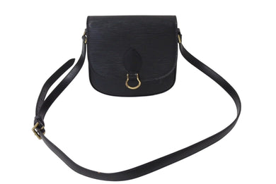 LOUIS VUITTON ルイヴィトン ショルダーバッグ ミニサンクルー エピ 黒 M52212 ブラック ゴールド金具 美品 中古 4c071489