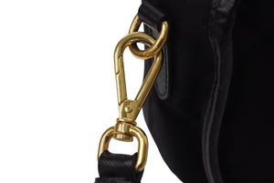 PRADA プラダ ハンドバック TESSUTO ORO 2WAYショルダーバッグ ナイロン BN1409 ブラック 黒 美品 中古 4c071493 