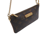 Load image into Gallery viewer, LOUIS VUITTON ルイヴィトン ポシェットミラMM モノグラム ハンドバッグ M60094 ポーチ 廃盤品 ブラウン 美品 中古 4c071504