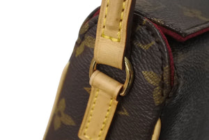 極美品 LOUIS VUITTON ルイヴィトン レシタル ハンドバッグ M51900 モノグラムキャンバス ブラウン 中古 4c071509