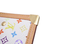 Load image into Gallery viewer, 新品同様 LOUISVUITTON ルイヴィトン ポシェットクレコインケース M92655 モノグラムマルチカラーキャンバス ホワイト 中古 4c071511