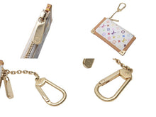 Load image into Gallery viewer, 新品同様 LOUISVUITTON ルイヴィトン ポシェットクレコインケース M92655 モノグラムマルチカラーキャンバス ホワイト 中古 4c071511