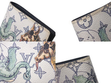 Load image into Gallery viewer, LOUIS VUITTON ルイヴィトン モノグラムサバンナ ポルトフォイユミュルティプル 二つ折り財布 チャップマンブラザーズ M62607 ホワイト PVC 美品 中古 4c071515