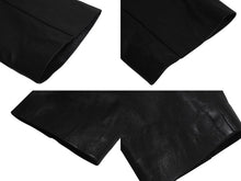 Load image into Gallery viewer, Brioni ブリオーニ ラムレザー コート 3ボタン ジャケット ブラック 黒 アウター 羊革 美品 中古 4c071527