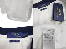 Load image into Gallery viewer, POLO Ralph Lauren ポロラルフローレン ポロシャツ GBR イギリス国旗 CHINA製 コットン ネイビー レッド ホワイト 美品 中古 4c071535