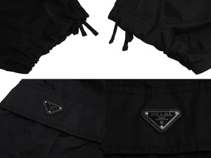 PRADA プラダ ナイロンカーゴパンツ SPH286 サイズM 21SS トライアングル 三角プレート RE-NYLON 美品ロゴ 中古 4c071538 