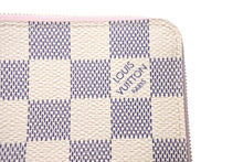 Load image into Gallery viewer, 極美品 LOUIS VUITTON ルイヴィトン Damier Azur ダミエ アズール ジッピーコインパース ペールピンク N60229 中古 4c071598