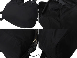 PRADA プラダ リュック デイパック トライアングルロゴ B2811 ナイロン シルバー金具 カーキ 美品 中古 4c071599 