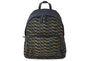 PRADA プラダ ピストル バックパック リュックサック ナイロン レザー ブラック ブラウン カーキ 美品 中古 4c071602 