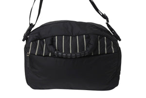 CHANEL シャネル スポーツライン ショルダーバッグ 10番台 2WAY ココマーク ステッチ ナイロン ブラック ホワイト 美品 中古 4c071606