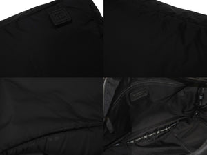 CHANEL シャネル スポーツライン ショルダーバッグ 10番台 2WAY ココマーク ステッチ ナイロン ブラック ホワイト 美品 中古 4c071606