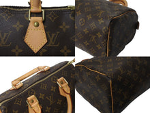 Load image into Gallery viewer, 極美品 LOUIS VUITTON ルイヴィトン ハンドバッグ スピーディ25 M41528 モノグラム PVC コーティングキャンバス ブラウン 中古 4c071612